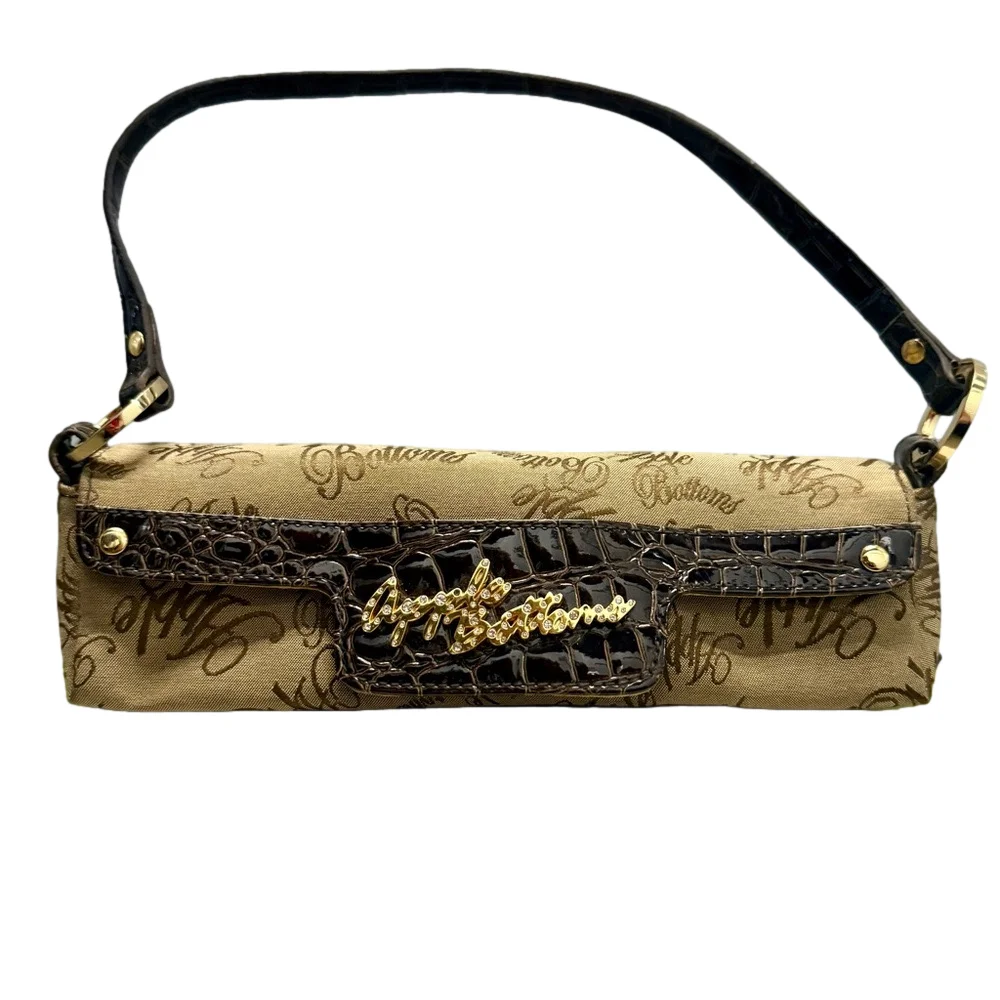Apple Bottoms Baguette Bag Swarovski Crystal Accents